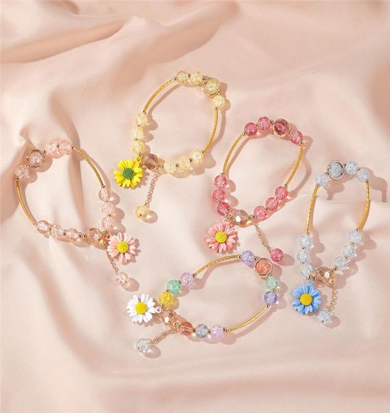 new style popcorn crystal bracelet women039s little daisy flower bracelet friend jewelry4787631, Black
new style popcorn crystal bracelet women039s little daisy flower bracelet friend jewelry4787631, Black