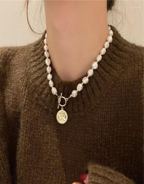 pendant necklaces vintage white imitation pearls necklace for women femme gold color head portrait coin ot toggle clasp choker2028603, Silver
pendant necklaces vintage white imitation pearls necklace for women femme gold color head portrait coin ot toggle clasp choker2028603, Silver