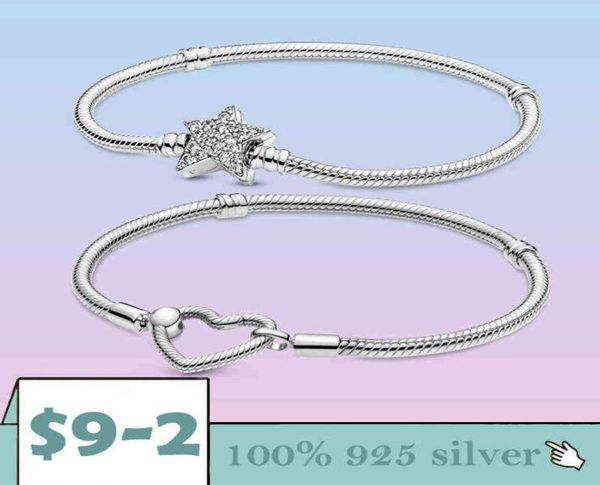 minimalism pulseira 925 sterling silver bracelet star chain heart bangle for women fit charm beads jewelry diy1091025, Black
minimalism pulseira 925 sterling silver bracelet star chain heart bangle for women fit charm beads jewelry diy1091025, Black