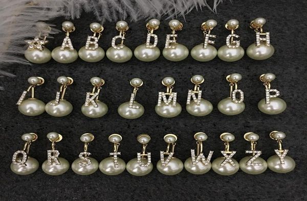 d 19 new fashion personalized flash diamond pearl 26 english letter earrings earrings golden earrings5308868, White
d 19 new fashion personalized flash diamond pearl 26 english letter earrings earrings golden earrings5308868, White
