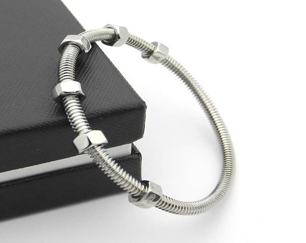 factory 2017 new 6 screw bracelets men and women lovers thread titanium bracelet4351481, Black
factory 2017 new 6 screw bracelets men and women lovers thread titanium bracelet4351481, Black