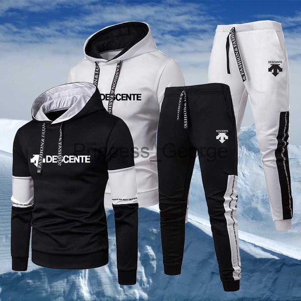 men's tracksuits men black and white splicing suit hooded sportswear hooded sweatersports pantshooded sweater trousers 2piece jogging s, Gray
men's tracksuits men black and white splicing suit hooded sportswear hooded sweatersports pantshooded sweater trousers 2piece jogging s, Gray