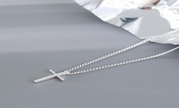 woman 925 sterling silver cross necklace simple temperament gothic cool girl pendants necklaces statement collar women boutique je2205299
woman 925 sterling silver cross necklace simple temperament gothic cool girl pendants necklaces statement collar women boutique je2205299