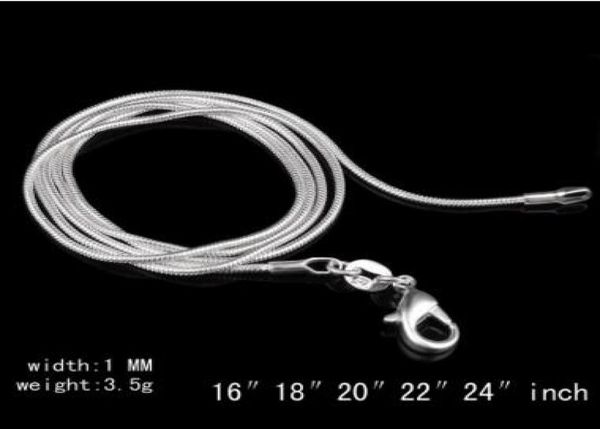 925 sterling silver snake chain necklace for woman lobster clasps smooth chain fashion jewelry size 1mm 16 18 20 22 24 inches8563580
925 sterling silver snake chain necklace for woman lobster clasps smooth chain fashion jewelry size 1mm 16 18 20 22 24 inches8563580