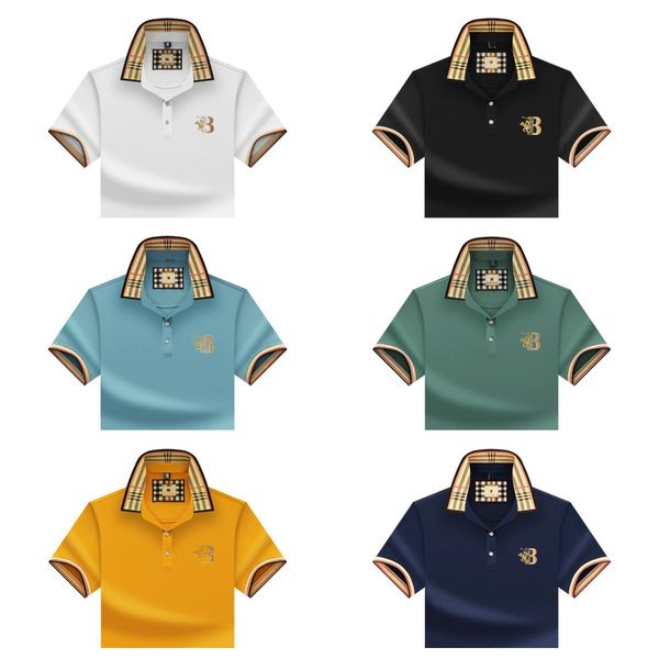 high-end embroidery solid color short sleeve cotton men's t-shirt fashion clothing summer luxury polo shirt, White;black
high-end embroidery solid color short sleeve cotton men's t-shirt fashion clothing summer luxury polo shirt, White;black