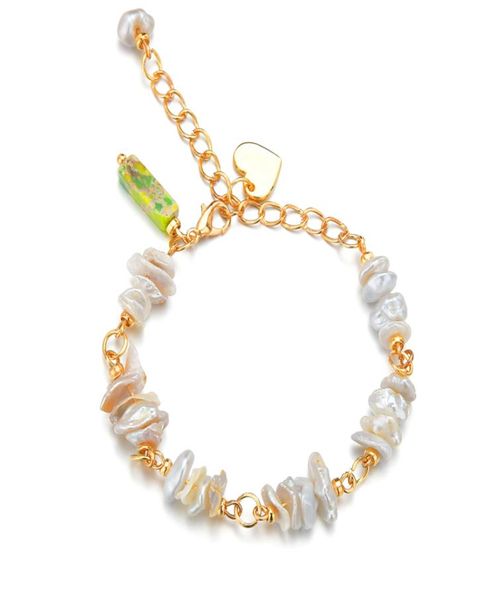 new irregular freshwater pearl bracelet for women link chain charm baroque real pearls natural stone pendant bangles female gift2255045, Golden;silver
new irregular freshwater pearl bracelet for women link chain charm baroque real pearls natural stone pendant bangles female gift2255045, Golden;silver