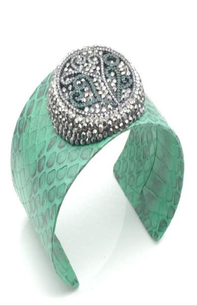 green skin 30cm wide bangles cuff bracelets for women jewelry men bangle with colored zircon5396742, Golden;silver
green skin 30cm wide bangles cuff bracelets for women jewelry men bangle with colored zircon5396742, Golden;silver