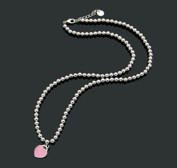 enamel green pink red heart 925 charms pendant necklaces women beaded pieces jewelry necklace with gift bags2298452, Silver
enamel green pink red heart 925 charms pendant necklaces women beaded pieces jewelry necklace with gift bags2298452, Silver