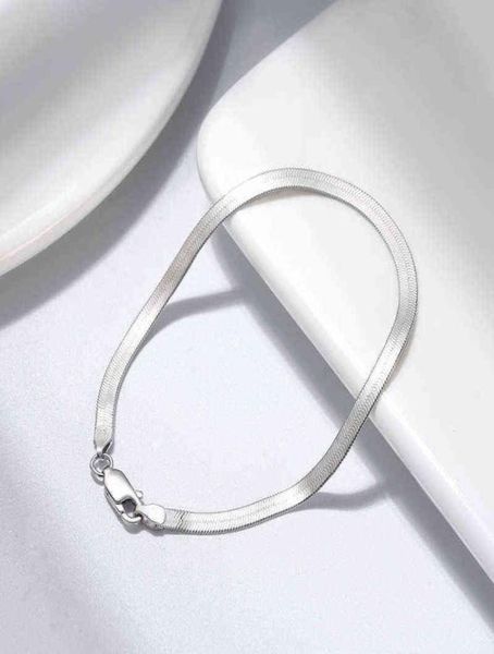 ins style 925 sterling silver bracelet 4mm20cm blade bone for men & women jewelry gifts3421185, Black
ins style 925 sterling silver bracelet 4mm20cm blade bone for men & women jewelry gifts3421185, Black