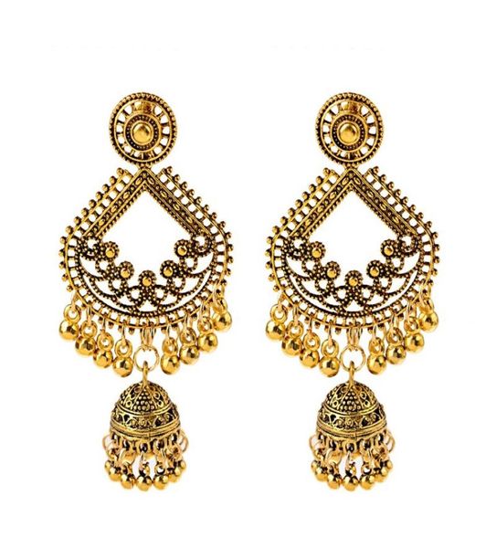 ethnic women big gold dangle earrings jhumka indian earrings vintage drop earring lantern tassel palace orecchini1194903, Silver
ethnic women big gold dangle earrings jhumka indian earrings vintage drop earring lantern tassel palace orecchini1194903, Silver