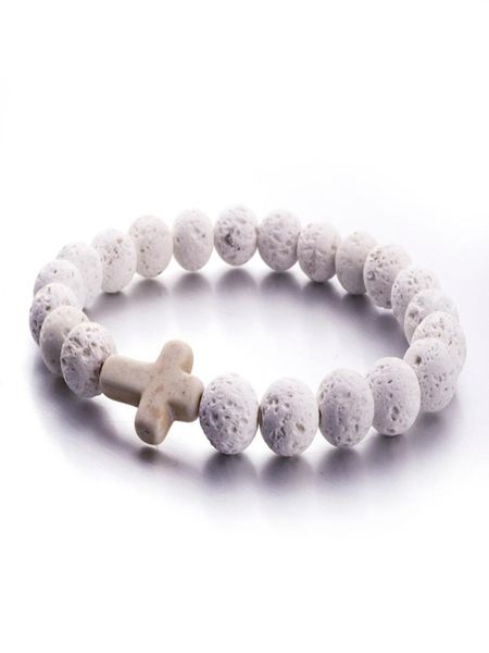 new style 8mm lava rock stone cross bracelets elastic bracelet lava essential oil perfume diffuser bracelets9422017, Black
new style 8mm lava rock stone cross bracelets elastic bracelet lava essential oil perfume diffuser bracelets9422017, Black