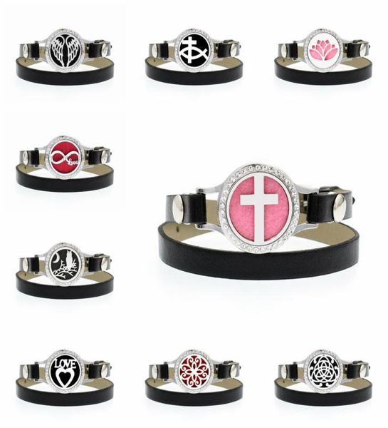 cross wing love heart owl 25mm crystal screw aromatherapy perfume diffuser locket wrap bracelet pu leather wristand 10pcs pa5330819, Silver
cross wing love heart owl 25mm crystal screw aromatherapy perfume diffuser locket wrap bracelet pu leather wristand 10pcs pa5330819, Silver