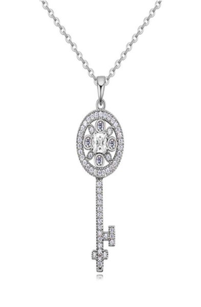 whole necklaces fashion women brand new zircon key pendant luxury elegant 18k gold plated necklaces jewlery ln0169978340, Silver
whole necklaces fashion women brand new zircon key pendant luxury elegant 18k gold plated necklaces jewlery ln0169978340, Silver