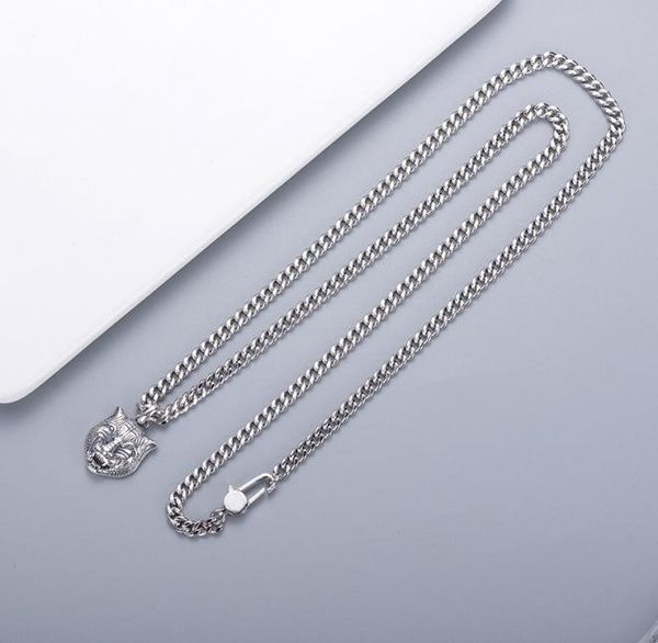 europe america retro men lady women cupronickel silver plated long chain necklace with engraved g initials tiger head pen2488430
europe america retro men lady women cupronickel silver plated long chain necklace with engraved g initials tiger head pen2488430