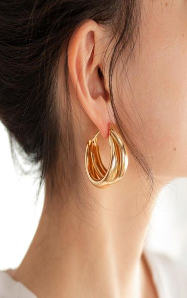hoop huggie personality 45 mm big gold hoops earrings minimalist thick round circle for women golden trendy party gift hiphop ro4971557, Golden;silver
hoop huggie personality 45 mm big gold hoops earrings minimalist thick round circle for women golden trendy party gift hiphop ro4971557, Golden;silver