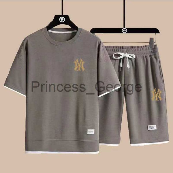 men's tracksuits summer men's two piece set clothing oneck tshirt and shorts sports suit fashion comfortable waffle fabric casual, Gray
men's tracksuits summer men's two piece set clothing oneck tshirt and shorts sports suit fashion comfortable waffle fabric casual, Gray