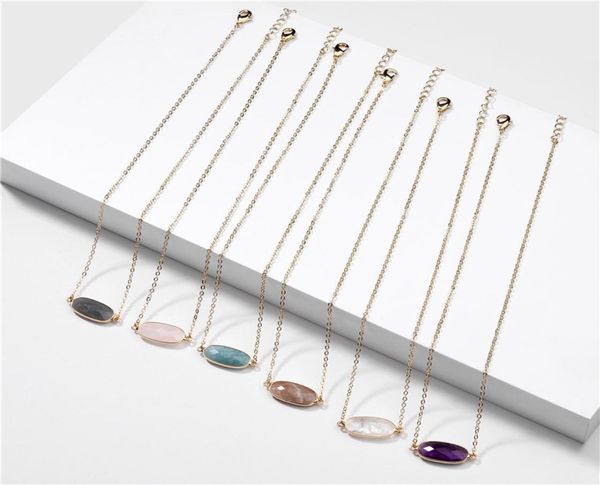 colorful oval hexagon geometric natural stone gold plated pendant necklaces for women lady brand jewelry2377914, Silver
colorful oval hexagon geometric natural stone gold plated pendant necklaces for women lady brand jewelry2377914, Silver