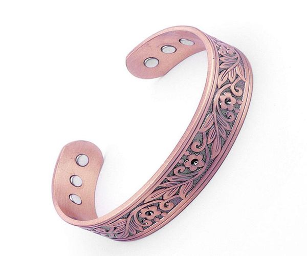bangle magnetic red copper bracelet plum blossom wide face suitable for trendy hand jewelry9201848, Black
bangle magnetic red copper bracelet plum blossom wide face suitable for trendy hand jewelry9201848, Black