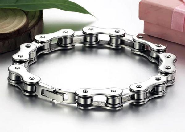 men biker bicycle motorcycle chain bracelet bangle punk titanium steel bracelet men bangle men jewelry trendy bracelet7218678, Black
men biker bicycle motorcycle chain bracelet bangle punk titanium steel bracelet men bangle men jewelry trendy bracelet7218678, Black