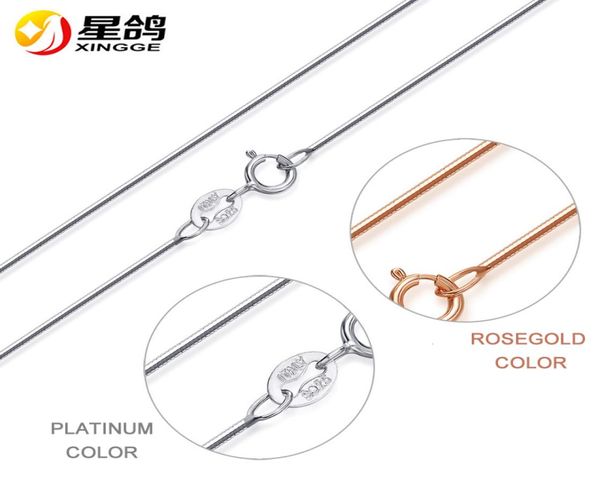 fashion women 925 sterling silver necklace jewelry silver/rose gold color chain necklace jewelry wholesale9069996
fashion women 925 sterling silver necklace jewelry silver/rose gold color chain necklace jewelry wholesale9069996