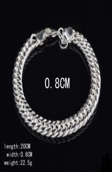 8mm 10mm 925 sterling silver bracelets figaro chain bracelet men bracelet fashion jewelry4850481, Black
8mm 10mm 925 sterling silver bracelets figaro chain bracelet men bracelet fashion jewelry4850481, Black