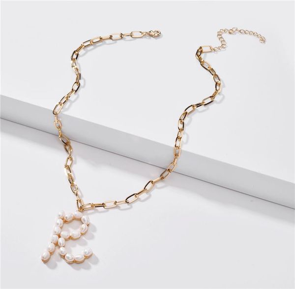 natural freshwater pearl initials pendant baroque pearl letter curb thick chain link necklace for women wedding party jewelry gift3012911, Silver
natural freshwater pearl initials pendant baroque pearl letter curb thick chain link necklace for women wedding party jewelry gift3012911, Silver