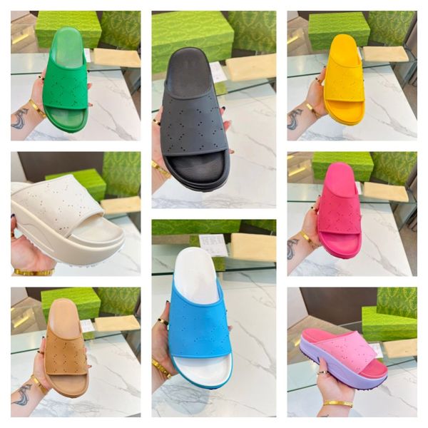 mens designers slides womens platform slippers luxurys interlocking g hollow rainbow slipper thick soles 5cm wedges sandals summer beach sho, Black
mens designers slides womens platform slippers luxurys interlocking g hollow rainbow slipper thick soles 5cm wedges sandals summer beach sho, Black