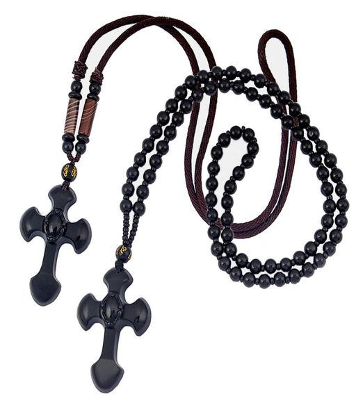 1pcs natural black obsidian carved cross lucky amulet pendant necklace for women men pendants jewelry6688217, Silver
1pcs natural black obsidian carved cross lucky amulet pendant necklace for women men pendants jewelry6688217, Silver