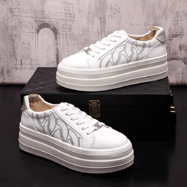 men fashion rivet casual shoes spring autumn punk style rhinestone trend shoes male leather hip hop sneakers 1a1, Black
men fashion rivet casual shoes spring autumn punk style rhinestone trend shoes male leather hip hop sneakers 1a1, Black