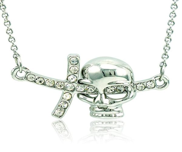brand new pendant necklace fashion white rhinestone skull cross charms silver plated necklace for men jewelry1825115
brand new pendant necklace fashion white rhinestone skull cross charms silver plated necklace for men jewelry1825115