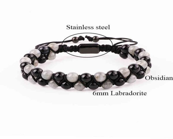 fashion gemstone bracelet natural 6mm labradorite black agate beads handmade cord braided macrame bracelet men women8117383, Golden;silver
fashion gemstone bracelet natural 6mm labradorite black agate beads handmade cord braided macrame bracelet men women8117383, Golden;silver