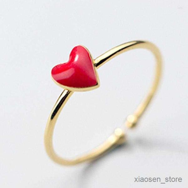 wedding rings rings rings 925 sterling fashion jewelry red heart ring girls kids women gift gold color open drop r230626, Slivery;golden
wedding rings rings rings 925 sterling fashion jewelry red heart ring girls kids women gift gold color open drop r230626, Slivery;golden