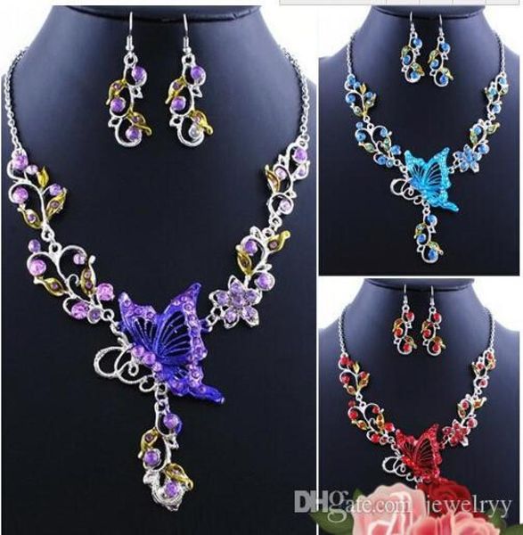hollow butterfly flower crystal pendant necklace earrings jewelry set vintage european statement earrings necklace women rhineston4941415, Silver
hollow butterfly flower crystal pendant necklace earrings jewelry set vintage european statement earrings necklace women rhineston4941415, Silver