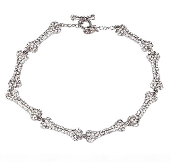 eightsection bone necklace full of diamonds flashing diamonds fivesection bone saturn necklace european and american punk4225225, Silver
eightsection bone necklace full of diamonds flashing diamonds fivesection bone saturn necklace european and american punk4225225, Silver