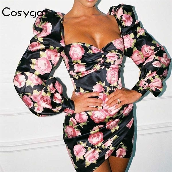 cosygal ruched autumn bodycon floral printed satin dress women long puff sleeve milkmaid party dress vintage winter dress t200911, Black;gray
cosygal ruched autumn bodycon floral printed satin dress women long puff sleeve milkmaid party dress vintage winter dress t200911, Black;gray