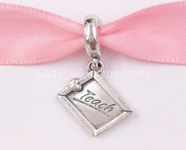 andy jewel authentic 925 sterling silver beads teacher chalkboard dangle charm charms fits european style jewelry bracelets & necklace964111, Black
andy jewel authentic 925 sterling silver beads teacher chalkboard dangle charm charms fits european style jewelry bracelets & necklace964111, Black