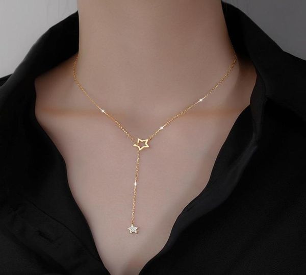 pendant necklaces korean fashion star necklace hollow design tassel clavicle chain for women jewlery7524472, Silver
pendant necklaces korean fashion star necklace hollow design tassel clavicle chain for women jewlery7524472, Silver