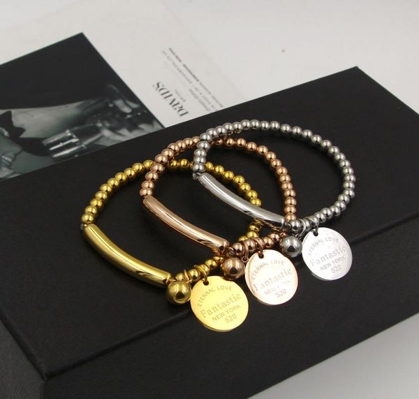 luxury jewelry brand pulseira stainless steel fantastic steel ball bracelet bangle rose gold plated love tag bangle jewelry for 8386646, Black
luxury jewelry brand pulseira stainless steel fantastic steel ball bracelet bangle rose gold plated love tag bangle jewelry for 8386646, Black