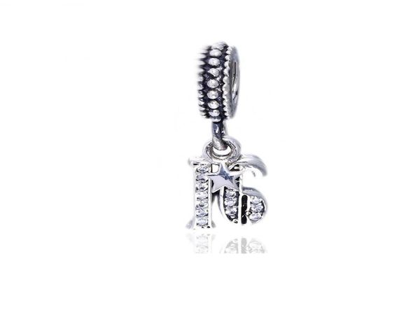 new authentic 925 sterling silver bead clear crystal 16 years of love hanging diy charms fit original european women bracele jewel4630714, Black
new authentic 925 sterling silver bead clear crystal 16 years of love hanging diy charms fit original european women bracele jewel4630714, Black
