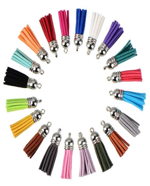 50 pieces 38 mm leather tassel pendants faux suede tassel with caps for key chain straps diy accessories7548816, Bronze;silver
50 pieces 38 mm leather tassel pendants faux suede tassel with caps for key chain straps diy accessories7548816, Bronze;silver