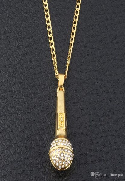 bling bling hip hop jewelry ice out music stereoscopic microphone pendants necklaces plated gold chain necklace5557663, Silver
bling bling hip hop jewelry ice out music stereoscopic microphone pendants necklaces plated gold chain necklace5557663, Silver