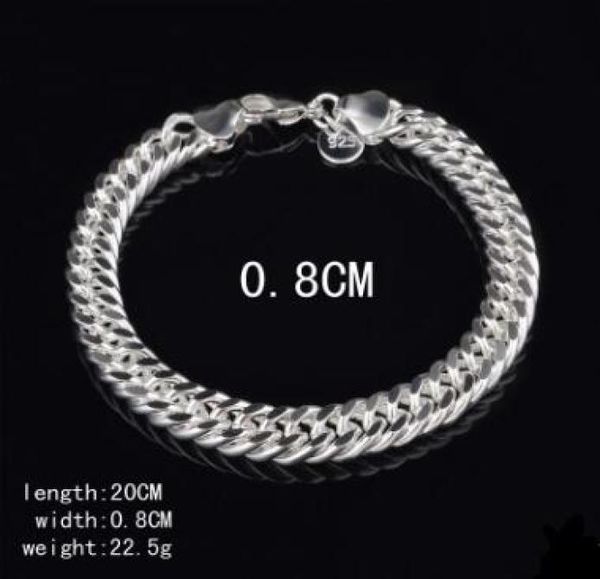 8mm 10mm 925 sterling silver bracelets figaro chain bracelet men bracelet fashion jewelry3089063, Black
8mm 10mm 925 sterling silver bracelets figaro chain bracelet men bracelet fashion jewelry3089063, Black