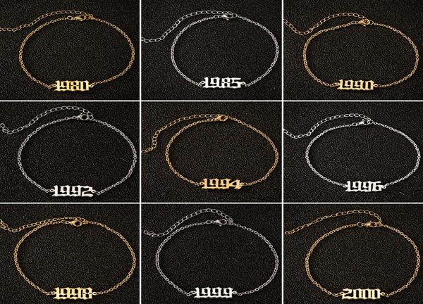 birth year ankle leg chain bracelet jewelry personalize stainless steel gold custom number anklet friendship gifts6073619, Black
birth year ankle leg chain bracelet jewelry personalize stainless steel gold custom number anklet friendship gifts6073619, Black