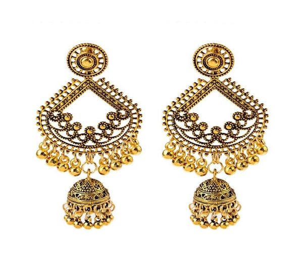 ethnic women big gold dangle earrings jhumka indian earrings vintage drop earring lantern tassel palace orecchini4324663, Silver
ethnic women big gold dangle earrings jhumka indian earrings vintage drop earring lantern tassel palace orecchini4324663, Silver