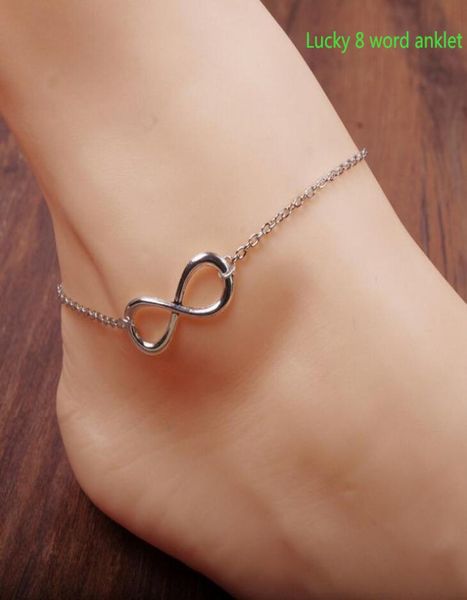 foot jewelry charm anklets bracelets lucky 8 word anklet for women beach pool party ankle bracelet5307873, Red;blue
foot jewelry charm anklets bracelets lucky 8 word anklet for women beach pool party ankle bracelet5307873, Red;blue