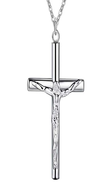 whole 925 silver plated jesus cross pendant necklace fashion party jewelry christmas gifts for women 4545539
whole 925 silver plated jesus cross pendant necklace fashion party jewelry christmas gifts for women 4545539