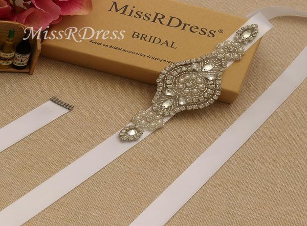 missrdress handmade wedding belt with pearls sashes silver crystal flower ribbons rhinestones bridal dresses sashes belt for weddi2206689, White
missrdress handmade wedding belt with pearls sashes silver crystal flower ribbons rhinestones bridal dresses sashes belt for weddi2206689, White