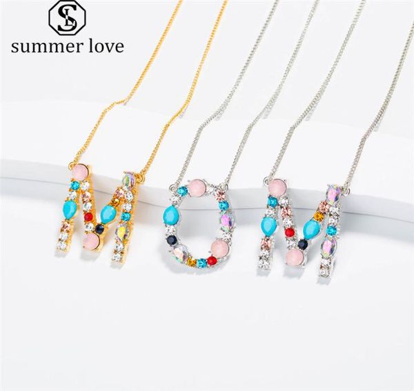 colorful 26 initial letter pendant necklace for women az alphabet personalized mother039s day jewelry gifts6549235, Silver
colorful 26 initial letter pendant necklace for women az alphabet personalized mother039s day jewelry gifts6549235, Silver