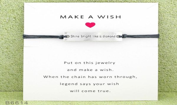 shine bright like a diamond infinity wish bracelet with card leather rope string wrap bangle for women men s fashion jewelry gift7481960, Golden;silver
shine bright like a diamond infinity wish bracelet with card leather rope string wrap bangle for women men s fashion jewelry gift7481960, Golden;silver