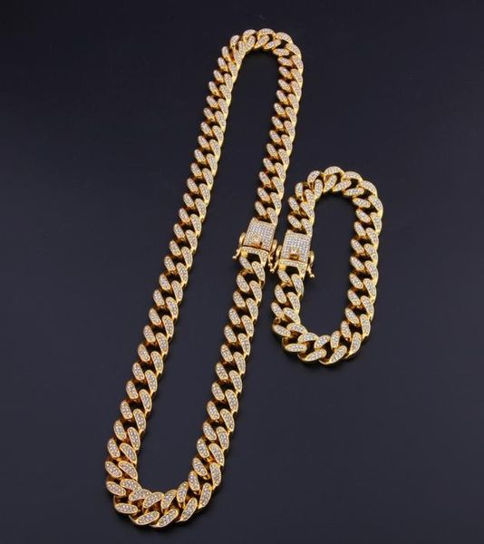 13mm miami cuban link chain gold silver necklace bracelet set iced out crystal rhinestone bling hip hop for men5821151
13mm miami cuban link chain gold silver necklace bracelet set iced out crystal rhinestone bling hip hop for men5821151